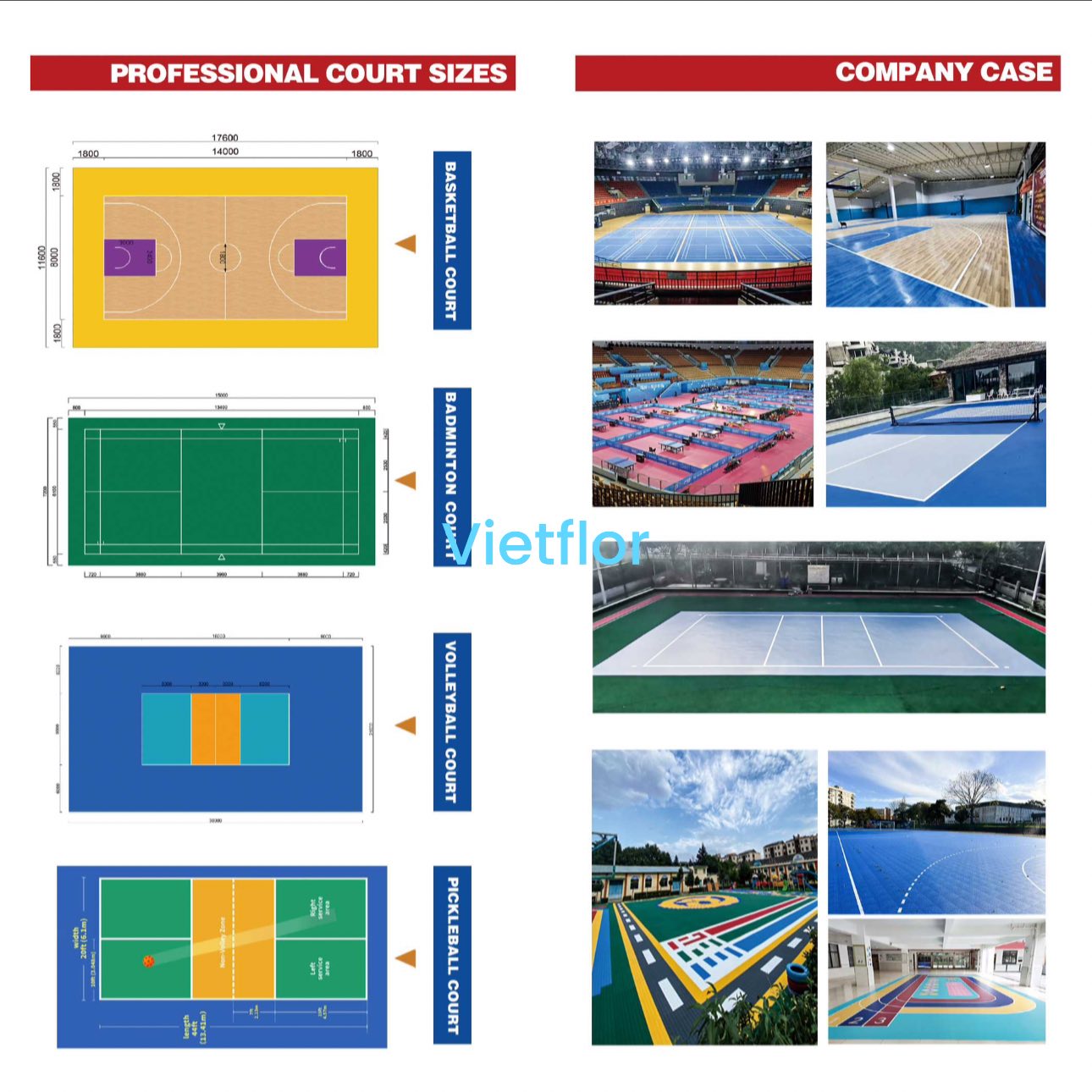 sân pickleball vietflor hcm